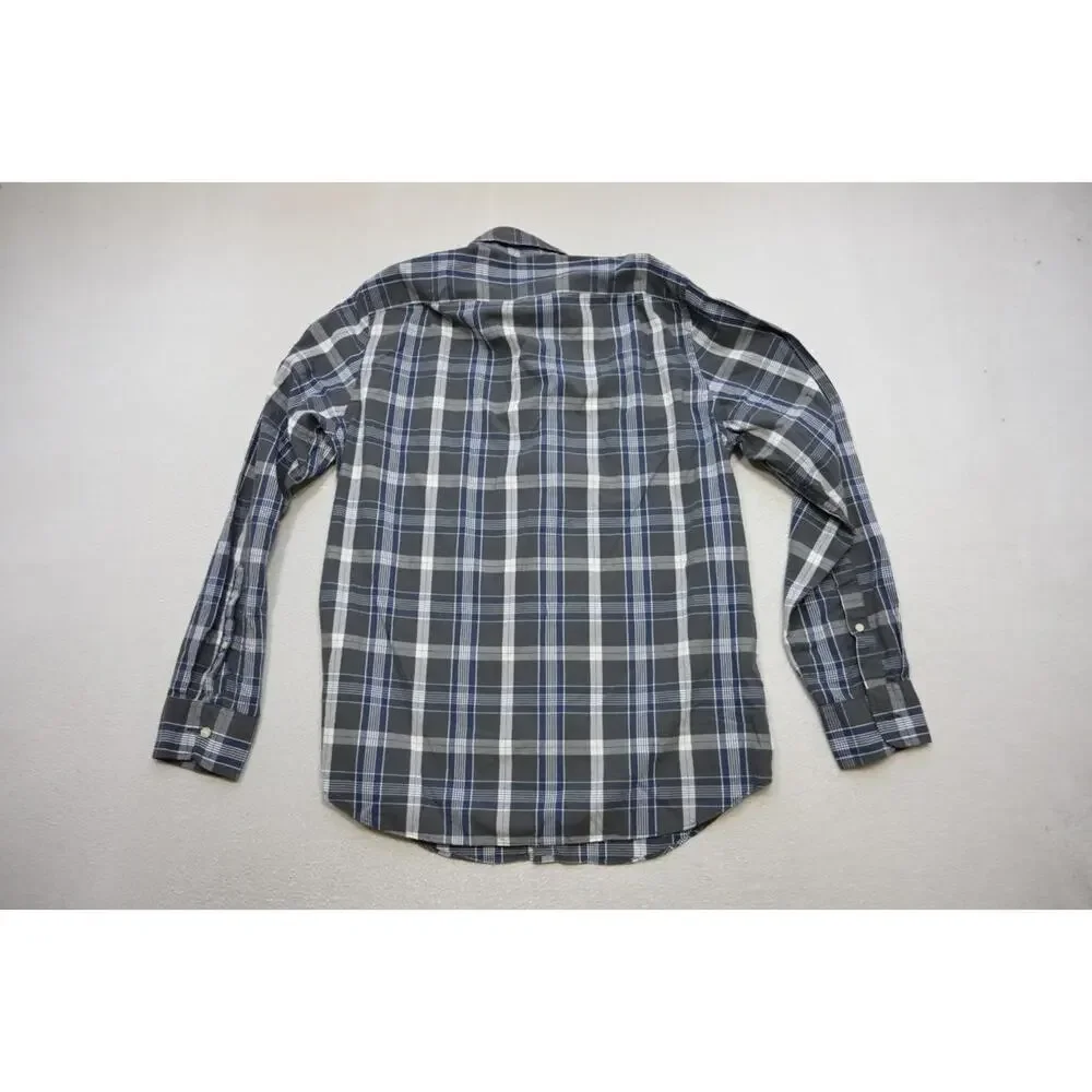 J Crew‎ Dress Shirt Classic Fit Casual Plaid Button Up Long Sleeve Mens Medium